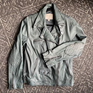 Lucky Brand Moto Leather Biker Jacket